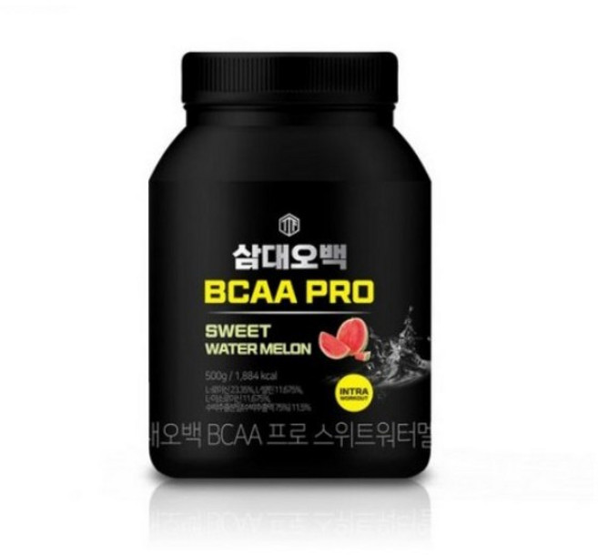 삼대오백 BCAA 프로 헬스부스터 운동전부스터 스위트워터멜론 500g 11203472, 4개