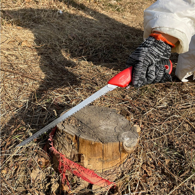 쥐꼬리톱 가지치기 실톱 전지톱 미니톱 나무자르는톱 나무자르기 조경톱, HS100꼬리톱pvc자루, 1개