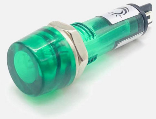 컴퓨터 pc 파워서플라이10MM 원형 표시 등 AC DC6V 12V 24V 110V 220V 380V 소형 전원 공급 장치 플라스틱, 02 Green_04 AC110V_03 20PCS, 02 Green_04 AC110V_03 20PCS