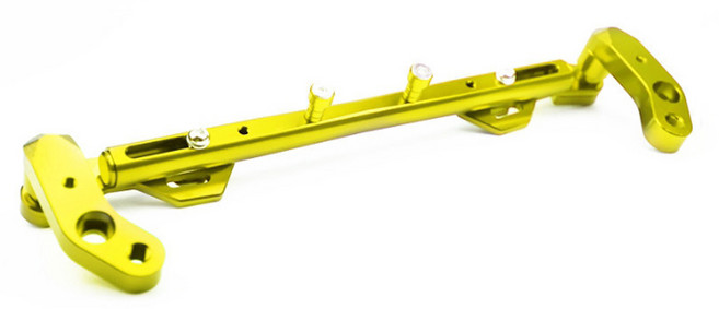 오토바이 핸들크로스바 PCX NMAX 포르자 슈퍼커브 시티에이스 라이더 오토바이 멀티크로스바, 골드, 1개, 골드