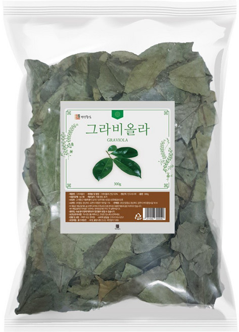 건강중심 그라비올라 건잎, 3개, 300g