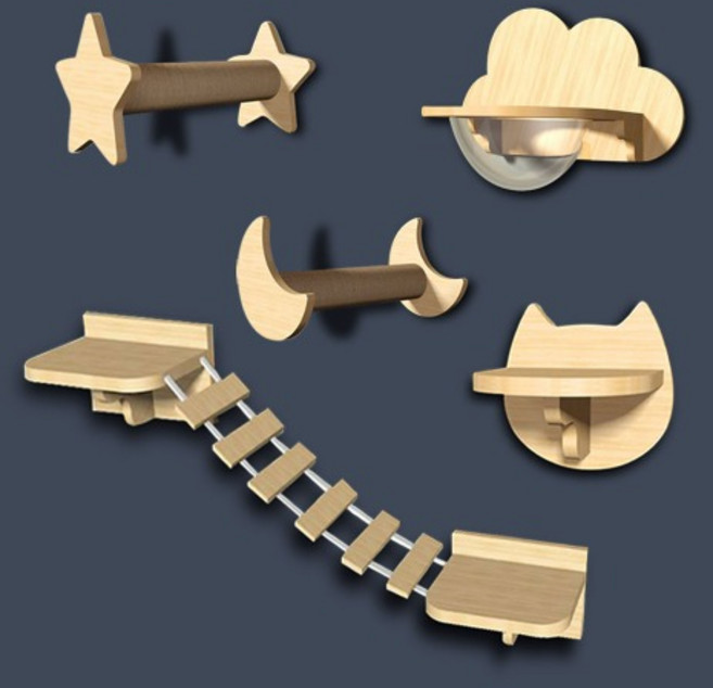 [애구애구] 고양이 캣타워 캣폴 원목 벽걸이 타워랜드 8 *28%할인*, 09) 야옹점프