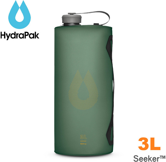 HydraPak 3L 運動水袋 蓄水袋, 河谷綠, 12個, 0ml