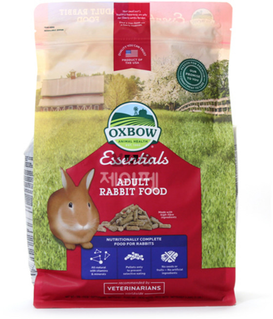 제이펫 옥스보우 어덜트 토끼사료 2.25kg spet 사은품이 듬뿍~~, 1개