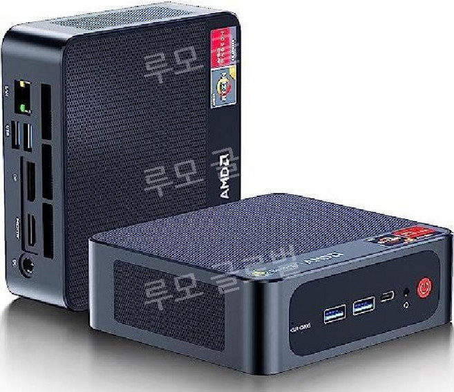 Beelink PC AMD Ryzen5 5560U(6C/12T 최대 4.0Ghz) 16G DDR4 500GB M.2 2280 NVMe SSD SER5 데스크탑 컴퓨터 4K 60Hz, R5-5560U 16G+500G, R5-5560U 16G + 500G
