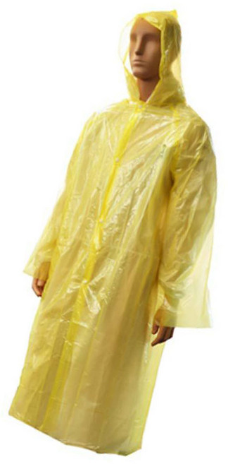 가드맨 일회용 우의 어른용 노란색 2EA 레인코트 라이딩 배달 낚시 캠핑 방풍 판촉