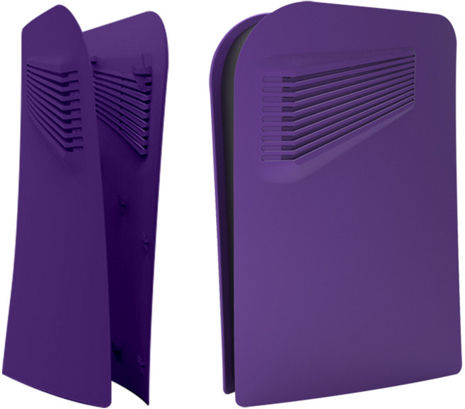 스냅케이스 플스5 교체 커버 쿨링 케이스, 퍼플, 1개, PS5 폴스5 본체 스킨쉘 쿨링스킨 교체 커버 케이스 디지털에디션