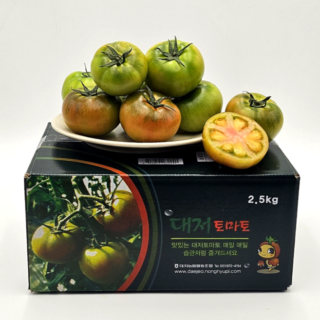 대저 찰토마토 2.5kg 진하고 찰진 제철 대저 찰토마토 산지직송, 1박스, 랜덤혼합(S-2L)