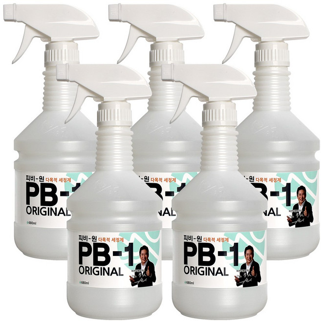 피비원(PB-1) 본체 700ml 다목적세정제, 680ml, 5개