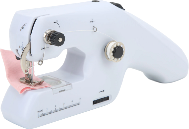 한땀 FHSM-106 가정용 핸드 미싱기 휴대용 미니 재봉틀 자동 오버록 손 미싱 재봉틀, 본품+usb전원케이블