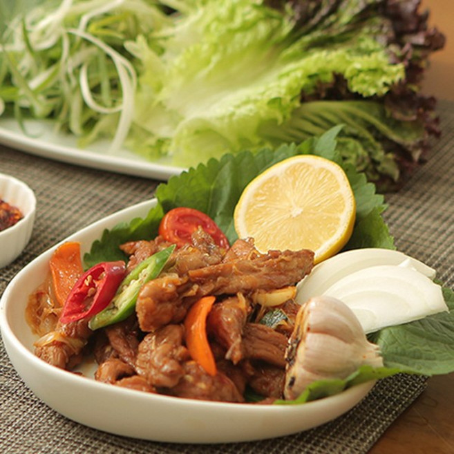 다솔직화구이 닭목살 마늘간장맛 250g, 4개