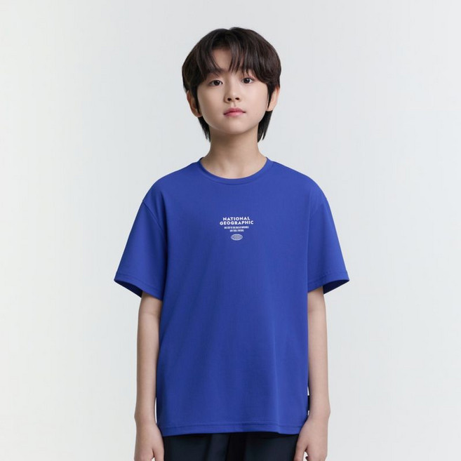 내셔널지오그래픽 키즈 K252UTS911 프로즌 메쉬 반팔 LNAVY 364182