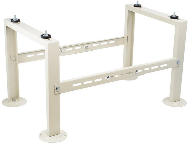 Yarssihha 9000-36000 BTU 에어컨 콘덴서용 미니 스플릿 스탠드 야외 조절 가능한 열 펌프 튼튼한 접지 스탠드, Yarssihha 9000-36000 BTU 에어컨 콘