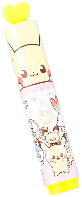 포켓몬 립스틱 형광펜 노란색 1개, 혼합