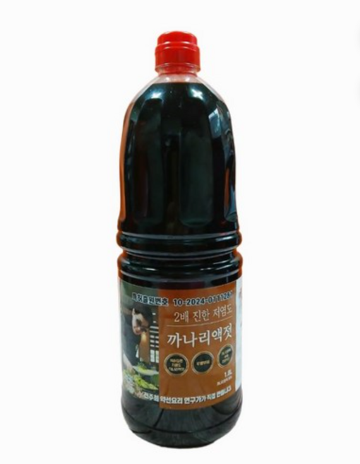 (무배)전주희 2배진한 저염도 까나리액젓 1.8L 6개(1박스), 6개, 1.8kg
