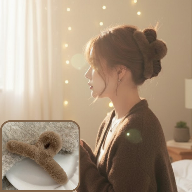 맥너슨 겨울 스타일링 헤어 집게핀