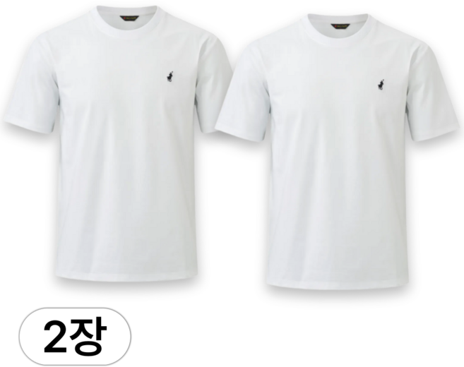 [1+1] Paul Johns 남녀공용 에어리핏 반팔티 여름 라운드넥 통기성 신축성 기능성 시원한 냉감 쿨 티셔츠