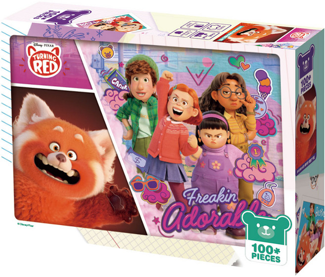 토이앤퍼즐 디즈니 메이의 새빨간 비밀 직소퍼즐 D-K100-020, 혼합색상, 100피스