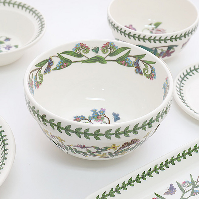 포트메리온 보타닉가든 면기 샐러드볼 7인치 사이즈, 플라워, 4개