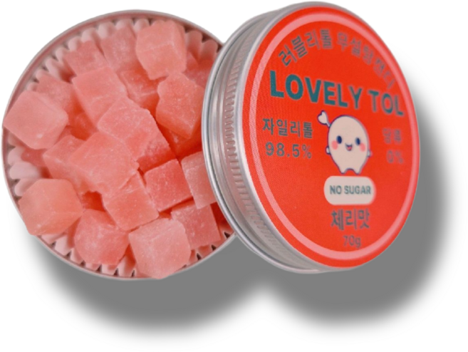 러블리톨 체리맛 무설탕자일리톨캔디, 1개, 70g