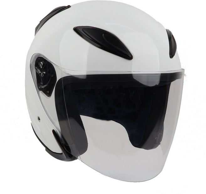 라온 아레스 오픈페이스 오토바이헬멧 가벼운 바이크 헬멧 스쿠터 하이바, 화이트