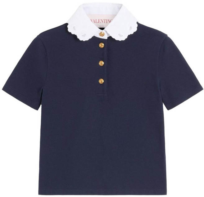 발렌티노 가라바니 자수 폴로 셔츠