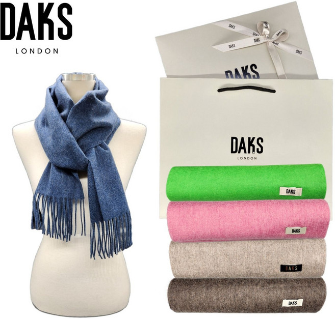 [백화점 정품] 26년SALE 닥스 DAKS 남여공용 원컬러 캐시미어 머플러 FKU300O