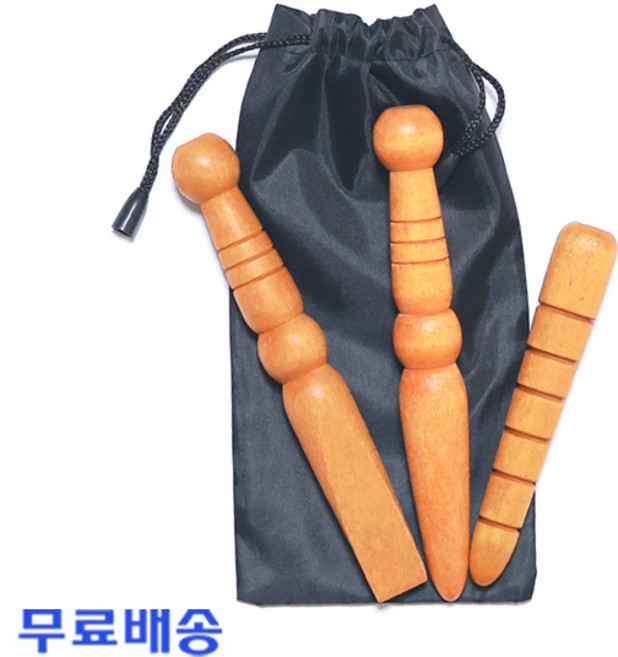 나무 발 지압기 발바닥 지압봉 마사지기 마사지봉, 1개, 원목지압기