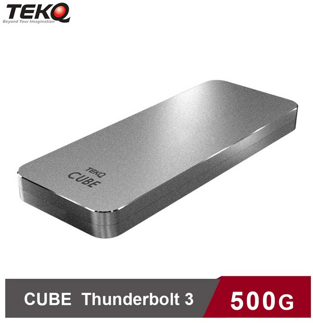 【TEKQ】CUBE 500G Thunderbolt 3 M.2 外接式 SSD行動硬碟 (Crucial P2)
