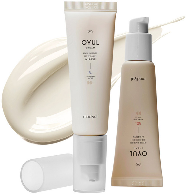 메디율 [율무크림 1+1] 요철 좁쌀 각질 제거크림 피부결 오돌토돌 비립종 모공 세라마이드 피지 진정 보습 레벨1+2, 2개, 35ml