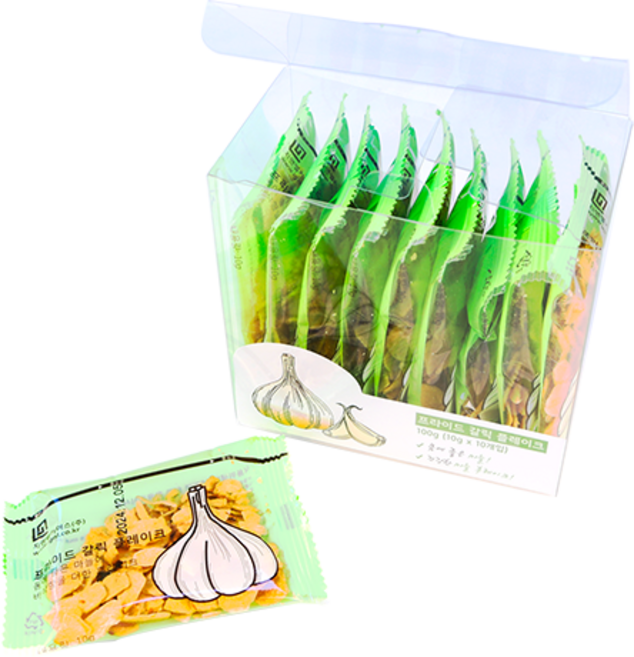 지엔엘커머스 마늘후레이크 프라이드 갈릭 플레이크 마늘 튀김 100g(10g x 10ea), 1개, 100g