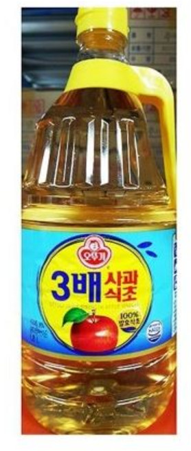 오뚜기 3배 사과식초, 1.8L, 6개