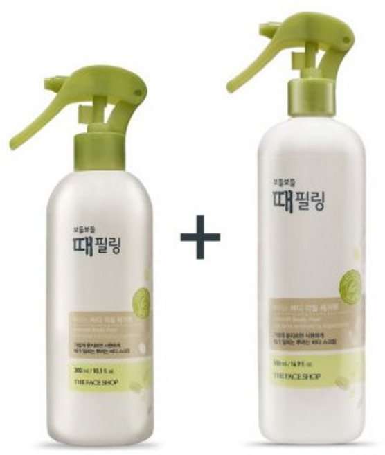 더페이스샵 보들보들 때필링 듀오 500ml+300ml, 300ml