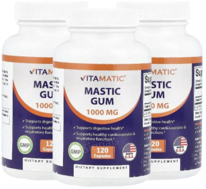 비타매틱 매스틱검 120정 3통 (360정), 3개