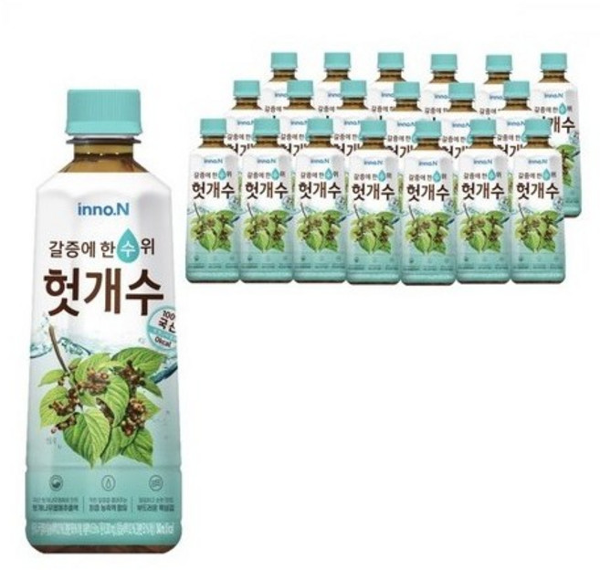 CJ헬스케어 헛개수, 340ml, 46개