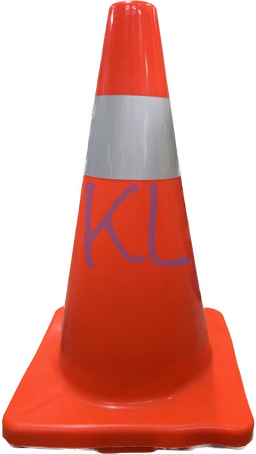 HS 台製 PVC 軟式交通錐 三角錐 防撞交通錐, 1個