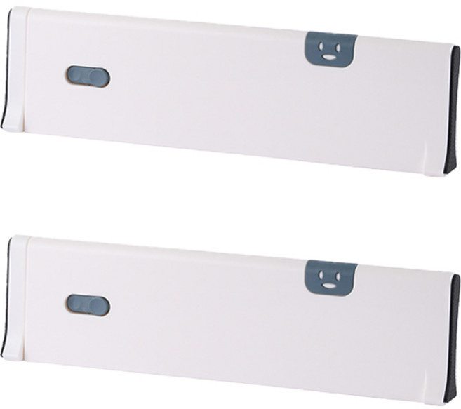 플랜와이 만능 다용도 서랍 파티션 칸막이, 스마일 블루, 2개