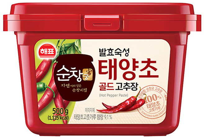 순창궁 태양초골드 고추장, 500g, 2개입