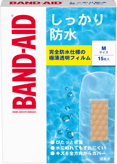 BAND-AID(밴드에이드) 튼튼한 방수 M사이즈 15매입 1개