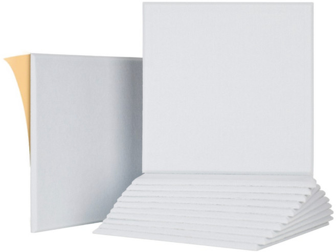 접착식 인테리어 9T 방음판 흡음재 30cm 30cm, 12개, 화이트