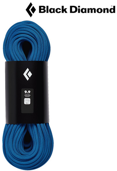 [블랙다이아몬드] 9.9 클라이밍 로프 40m, Blue, 1개