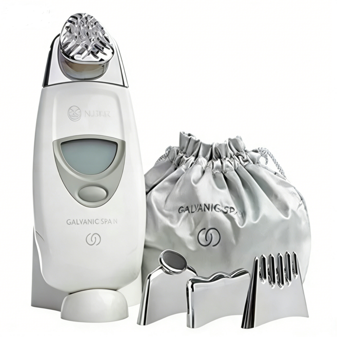뉴스킨 갈바닉 에이지락 피부관리 마사지기 고주파 페이스 바디 스파 얼굴, 페이스 갈바닉 (3세대 화이트)