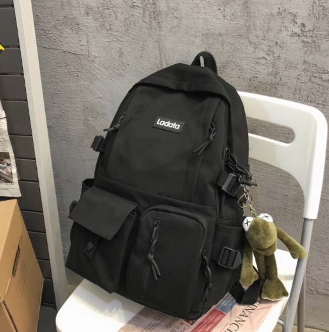 슈리뜨 남녀공용 대용량 학생 멀티 포켓 키링 백팩