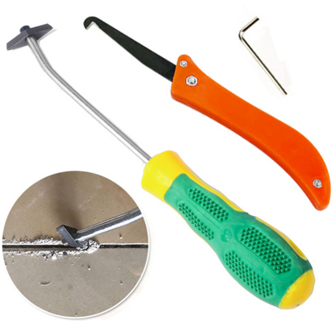 시트라인 타일 줄눈 백시멘트 제거기 (다이아+육각렌치+접이식칼) 3종세트, 1개