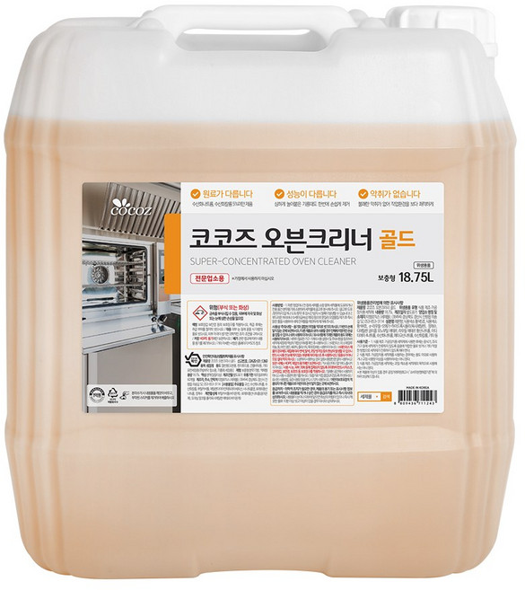 코코즈 오븐크리너 골드 18.75L, 1개