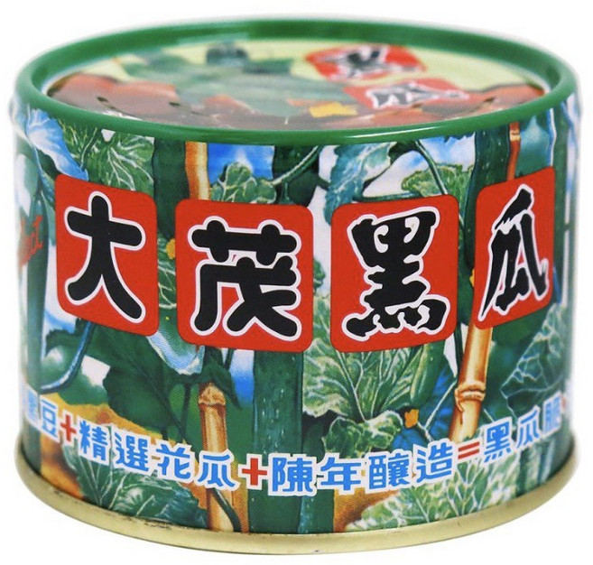 大茂黑瓜 170g 易開罐 - 清粥小菜最佳配菜, 1個
