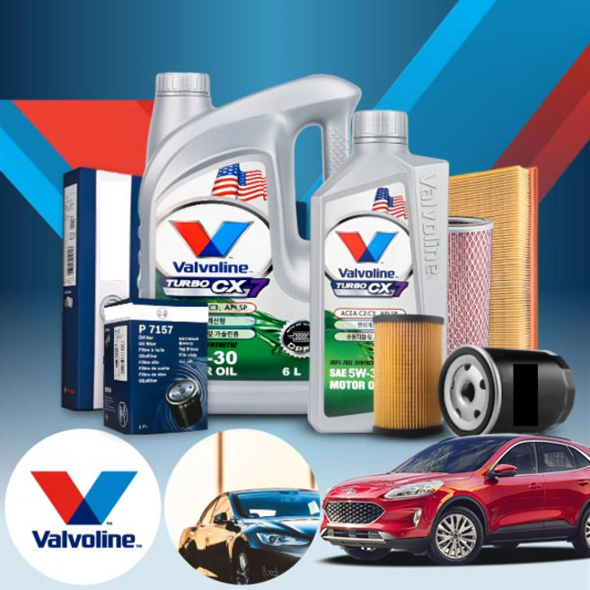 포드 이스케이프 (3세대) 1.6T 가솔린 발보린 CX7 5W30 엔진오일세트