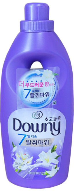 다우니 초고농축 7일 지속 탈취파워 섬유유연제 화이트티와 릴리 본품, 1L, 1개