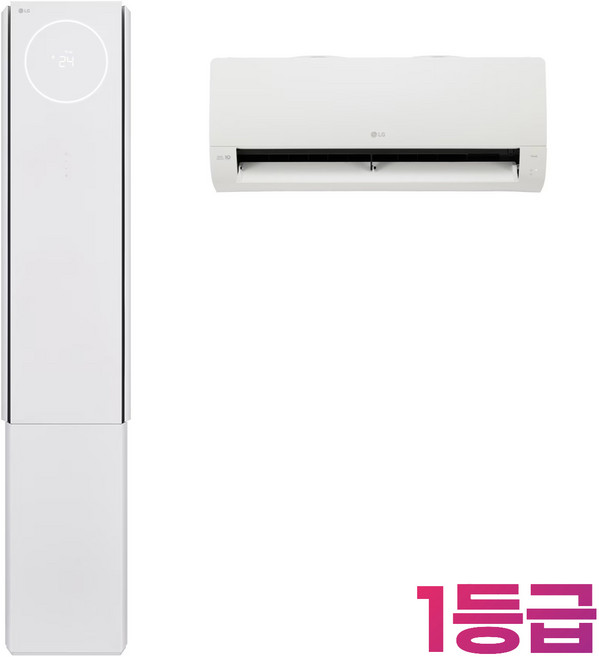 18+6평형 25년 1등급/ FQ18FV3EE2/ LG 휘센 오브제컬렉션 뷰 에어컨 2in1/ 3시리즈 멀티형 에어컨/ 거실 가정용 안방 에어컨/, 일반배관형, FQ18FV3EE2