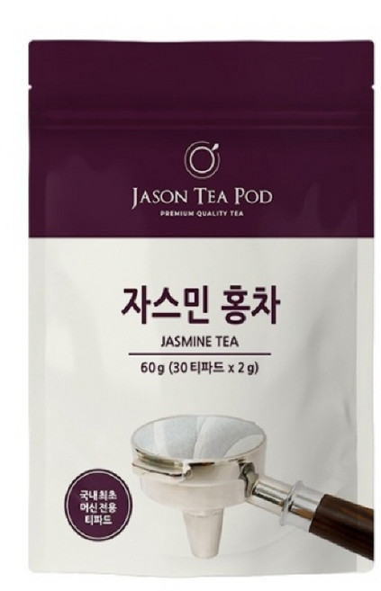 제이슨티 티파드 자스민 홍차, 2g, 30개입, 1개